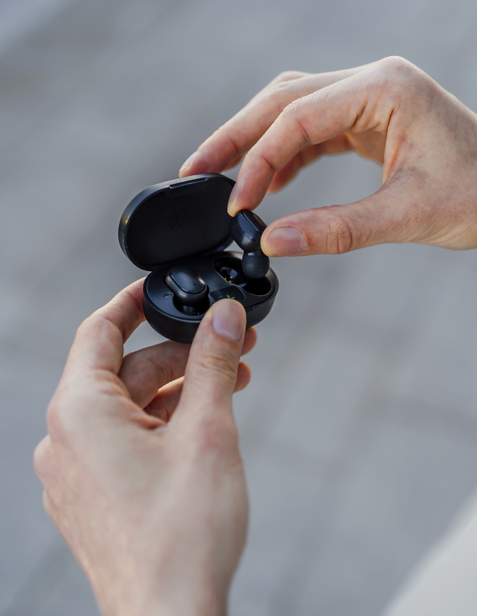 Kopfhörer Ladecase.